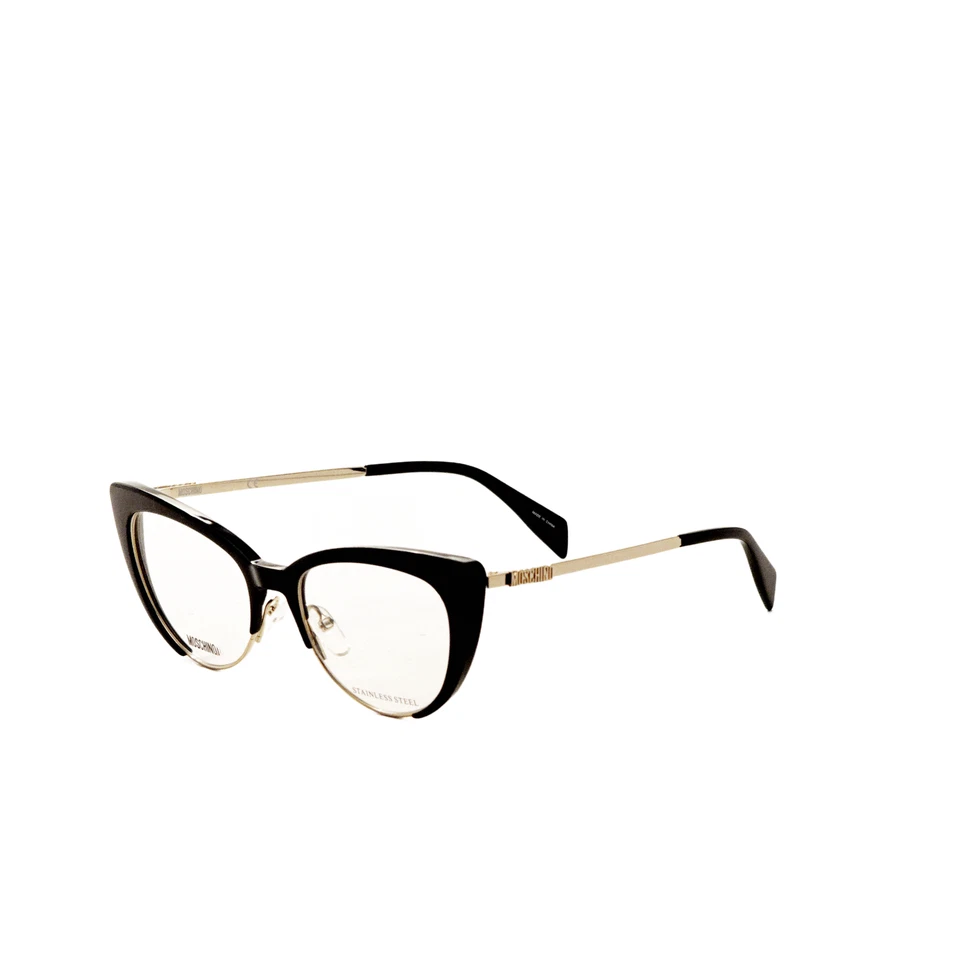 Moschino Mujer 51mm Negro Óptico MOS521-807-51