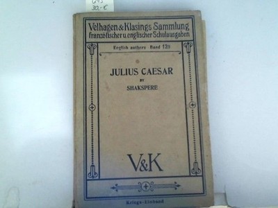 Julius Caesar (Band 12, Ausgabe B, englischer Schulausgaben) + Anhang + Wörterbu