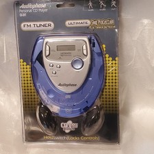 AUDIOPHASE PERSONAL CD-R/RW COMPATIBLE PLAYER CD-331T FM TUNER NEW IN PACKAGE