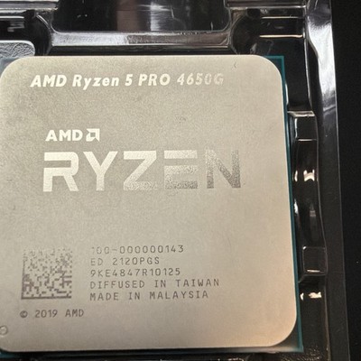 AMD Ryzen 5 Pro 4650G 3.7GHz Processor | Zen 2 6 Core CPU | AM4 Sockets