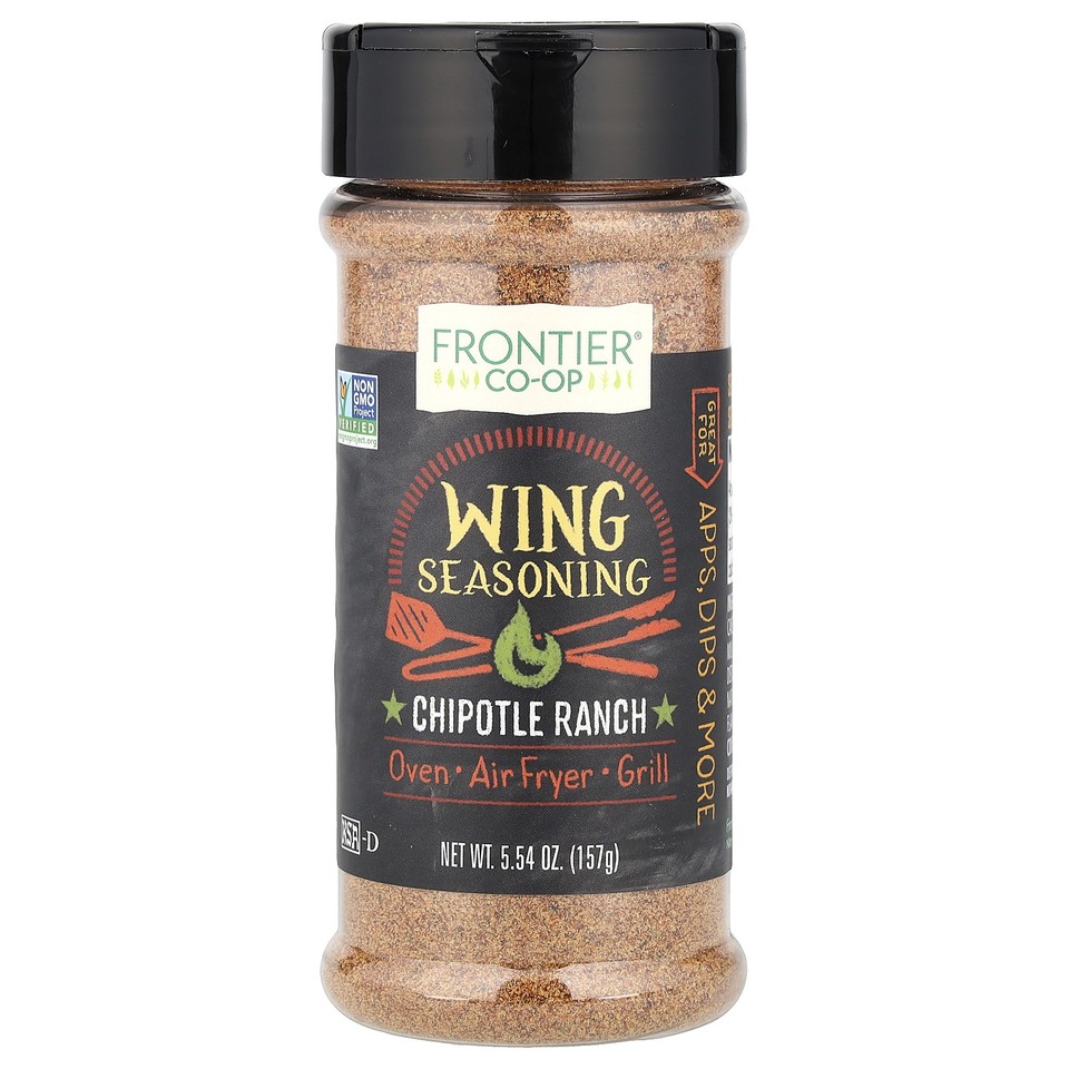 Wing Seasoning, Chipotle Ranch, 5.54 oz (157 g)