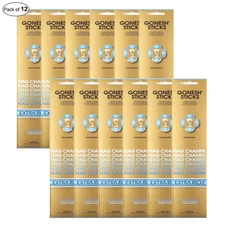 Gonesh Incense Extra Rich- Nag Champa (20 Sticks in 1 Pack) (Pack of 12)