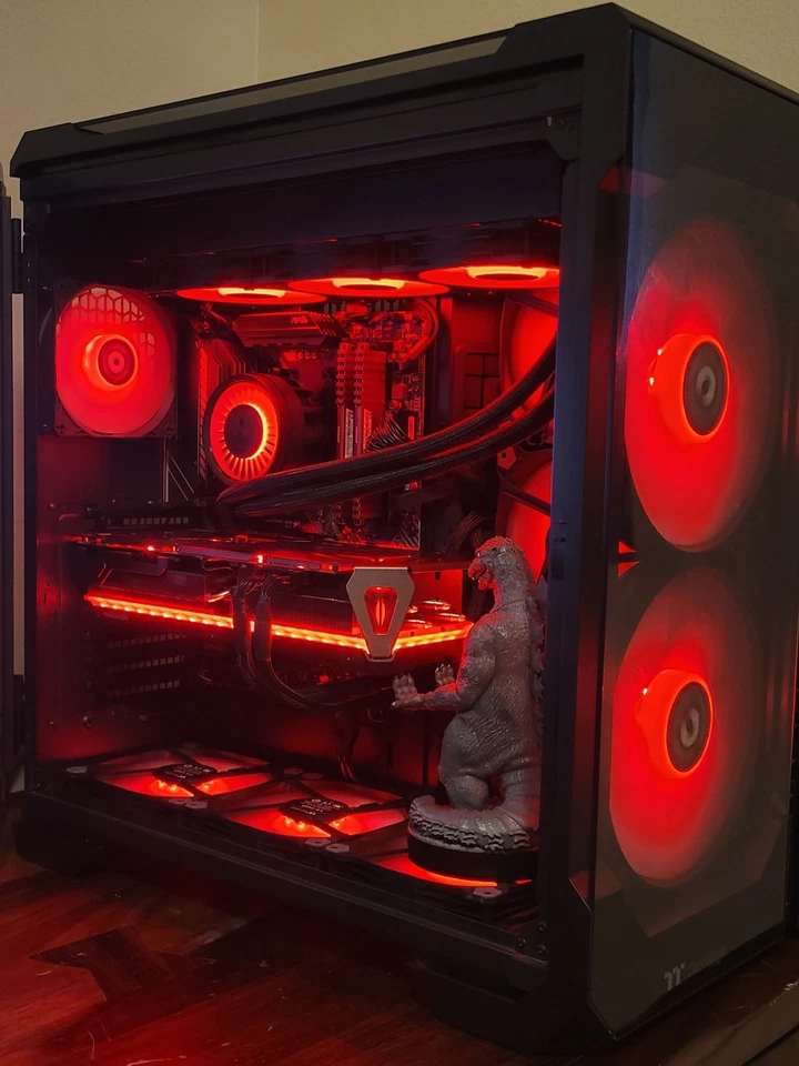 Ventilador radiador Thermaltake Pure A14 LED rojo 140 mm CL-F110-PL14RE-B Foto 3 de 3