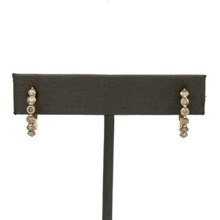 Le Vian 14k Gold Chocolate Diamond 0.96ctw Hoop Earrings #JB585 1