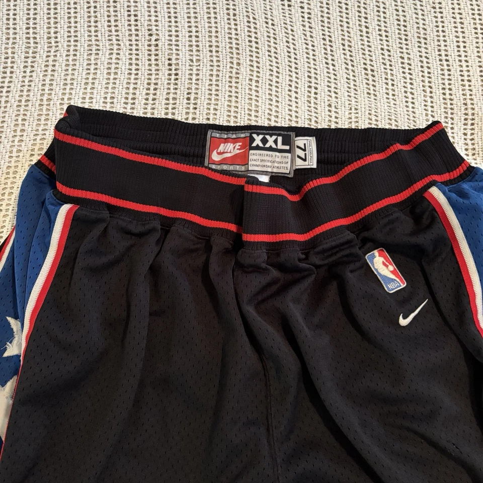 Philadelphia 76ers Nike Shorts Player Issue Worn #77 Black Basketball - Mens 2XL - Image 4 of 4