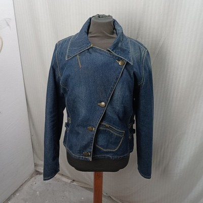 Item e6705 Womens Lee Denim Jacket Size L, Padded Inside, Size
