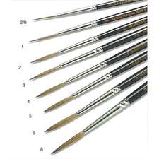 Gordon Brush 6146-04000 Scripto .88 In. Lo Pure Red Sable-4- Case Of 24