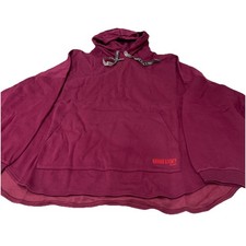 Savage X Fenty ESSENTIAL SCOPE LOGO OVERSIZED HOODIE Poinsettia Purple 2X