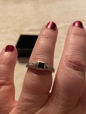 Sapphire And Diamond Cocktail Ring Size 6
