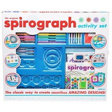 Spirograph Mega Activity Set 22 Gears Markers Drawing Art Craft Kit 8 