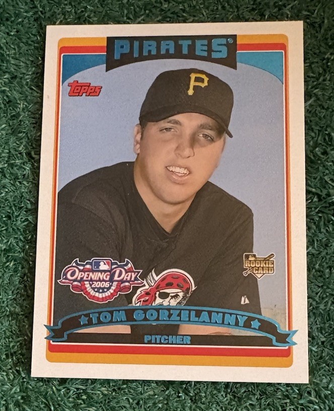 TOM GORZELANNY - 2006 TOPPS OPENING DAY ROOKIE CARD # 154 - PITTSBURGH PIRATES