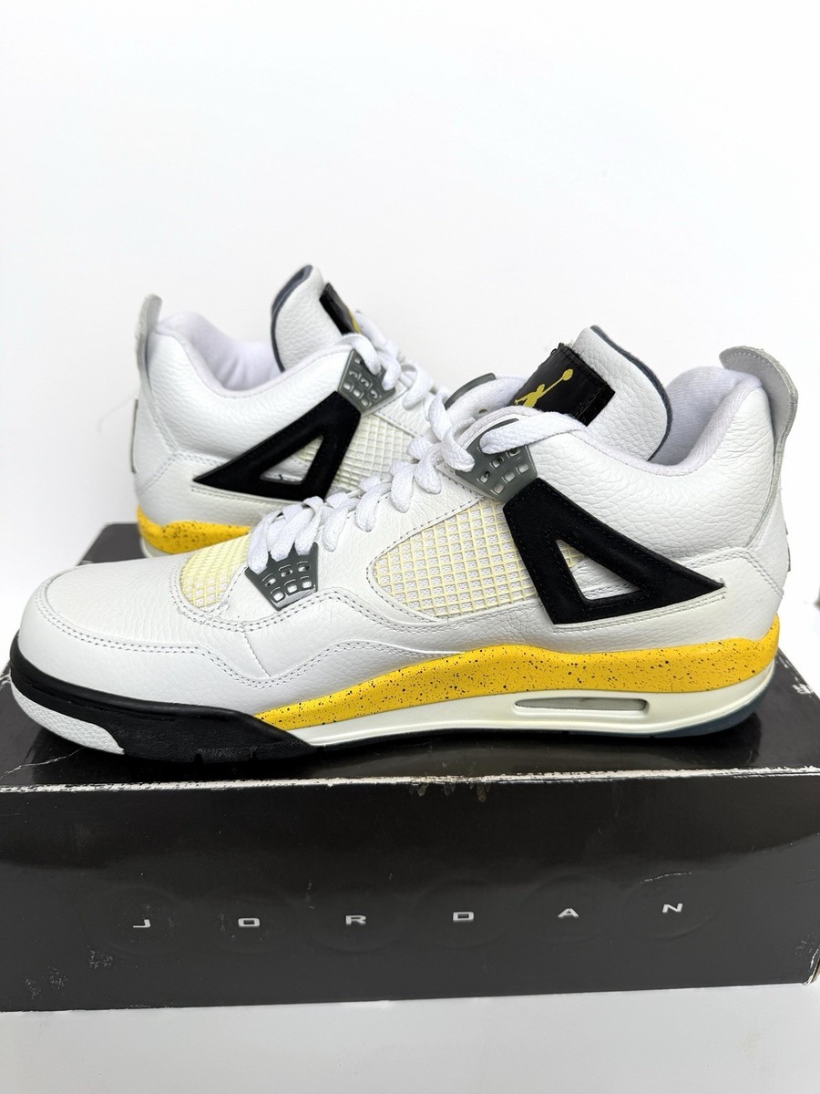 Size 12 - Air Jordan 4 Retro LS Tour Yellow for sale online | eBay