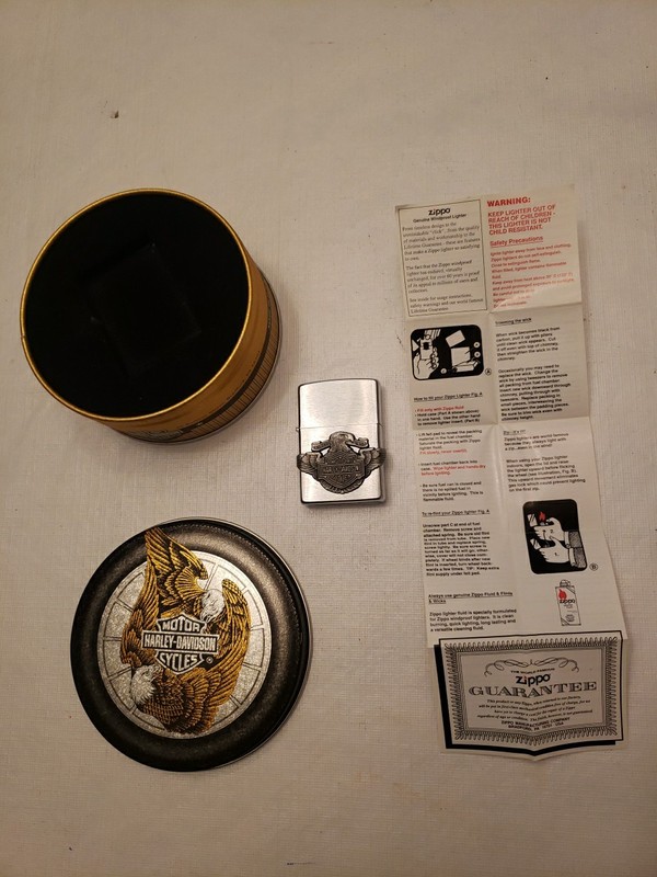 Zippo Lighter Harley Davidson LIMITED EDITION (Needs Fluid/Flint) Not Used.