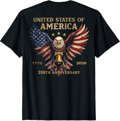 Retro 250th Anniversary of The United States Independence Day T-Shirt Unisex