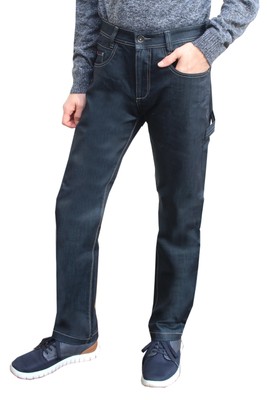 Jeans Arbeitshose CAS Arbeitsjeans Jeanshose mit Zollstocktasche Denim 