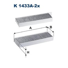 Innenraumfilter Pollenfilter für Citroen C4 3 BA X BD | 24548336