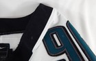2024 Philadelphia Eagles Gabe Hall #96 Game Used White Jersey 46 971 — photo 9