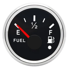 Geloo 52MM Digital Fuel Gauge 240-33ohm Fuel Gauge for Boat Marine Fuel Gauge...