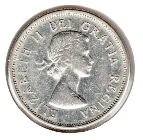 1964 - Canadian Quarter - 25 cent - 80% Silver