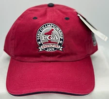 91st PGA Championship Hazeltine 2009 Hat/Cap - Red - NEW W/Tags - AHEAD