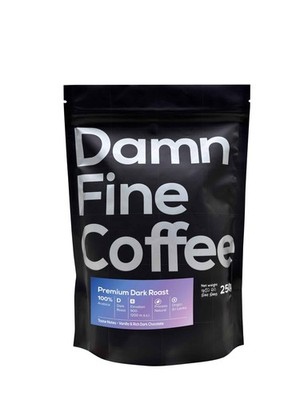 Damn Fine Ceylon Coffee Premium Dark Roast 250g | 100% Arabica Whole Beans