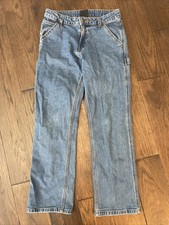 Carhartt Boy  s Size 12 Boot Cut Jeans Blue Denim
