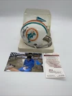 Mercury Morris Signed Mini Helmet Miami Dolphins 1972 17-0 JSA Riddell Helmet
