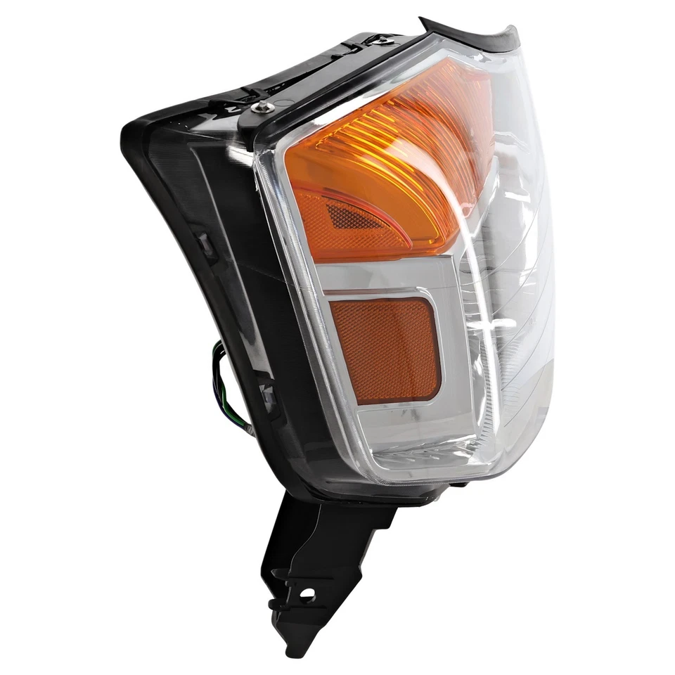 Conjunto de faros halógenos para pasajero Nissan Armada 2008-2015 con bombilla Foto 3 de 4