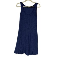 Horny Toad Blue Textured Sleeveless Dress Womens XS Athletic Outdoorsy Hiking