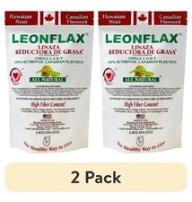 2 Pack Leonflax, 100 Authentic Canadian Flax Seed, All-natural, Exp 08/2028