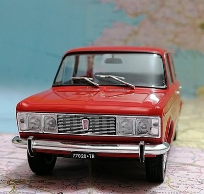 Fiat 125 Special 1968, Vintage Diecast Maßstab 1:24 Modell, neuwertig in Box