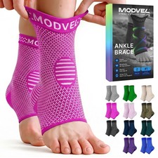 Foot Ankle Brace Socks for Sprained Ankle Compression Sleeve - Plantar Fasci...
