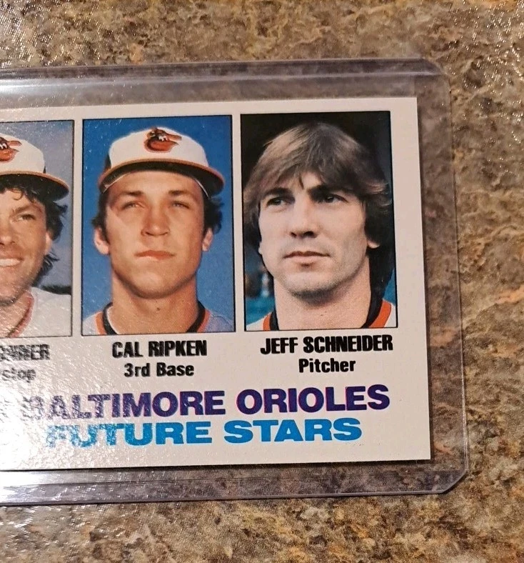 (7) Cal Ripken 1982 Topps Rookie card RC 1983 1984 Donruss Fleer 1985 Orioles  - Image 4 of 4