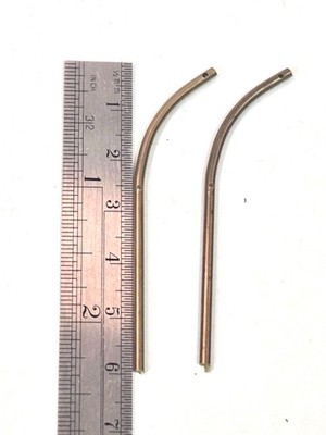 Ship Model Fittings Parts 2 Brass 60mm x 20mm Davits