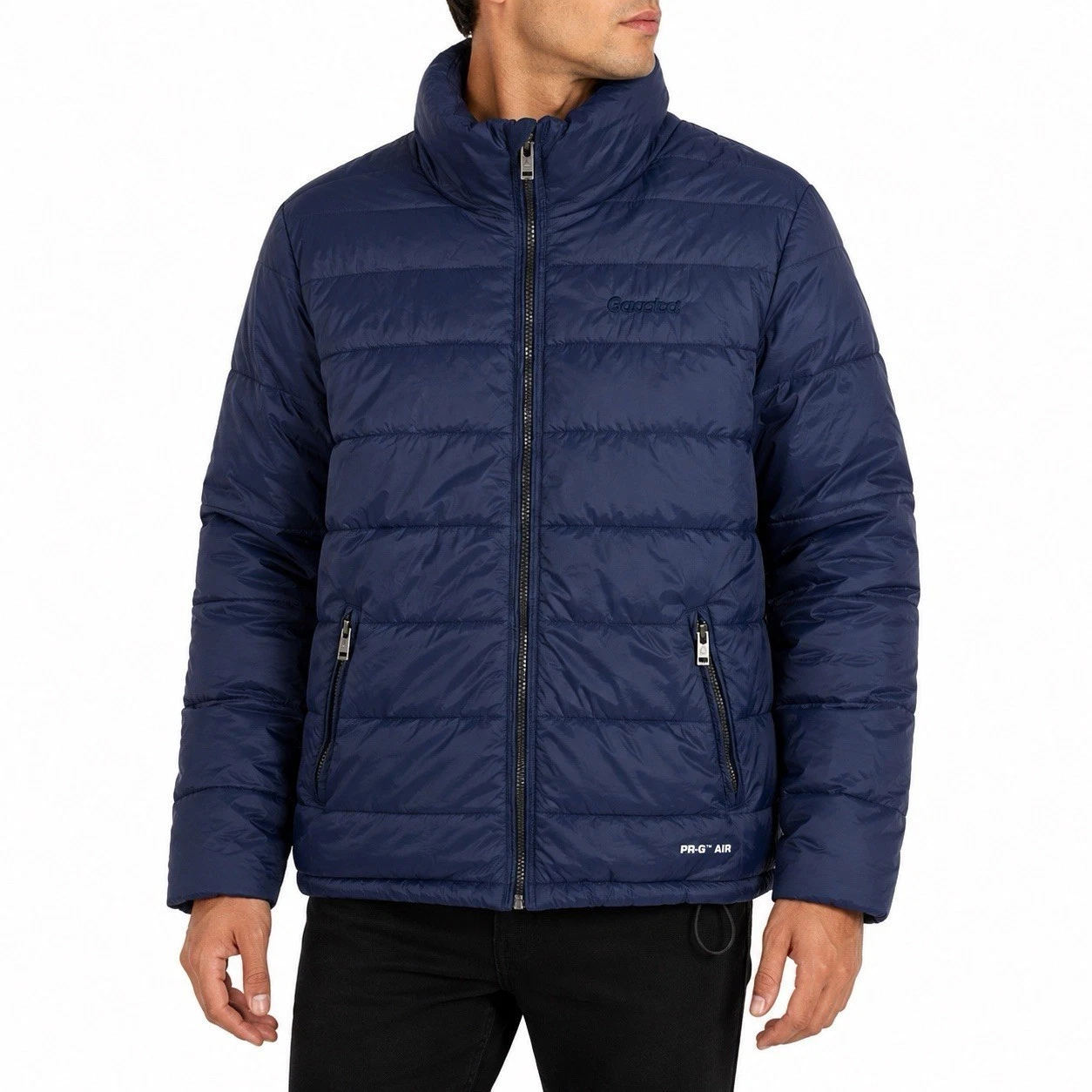 GAASTRA PR-G AIR Men Puffer Jacket Size S Full Zip Pockets Blue Insulated Nylon - product detail image 1