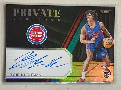 Bobi Klintman 2024-25 Panini Origins Private Signings On Card RC Auto Autograph
