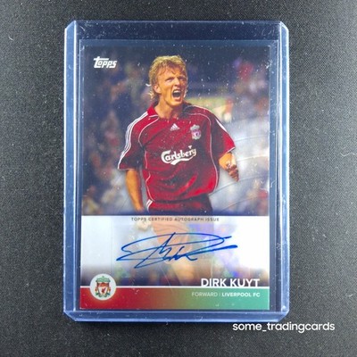 Topps Dirk Kuyt Auto Liverpool Team Set 2021/22