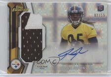 2013 Topps Finest Rookie X-Fractor 2/15 Jarvis Jones #RAP-JJ Patch Auto 4y0