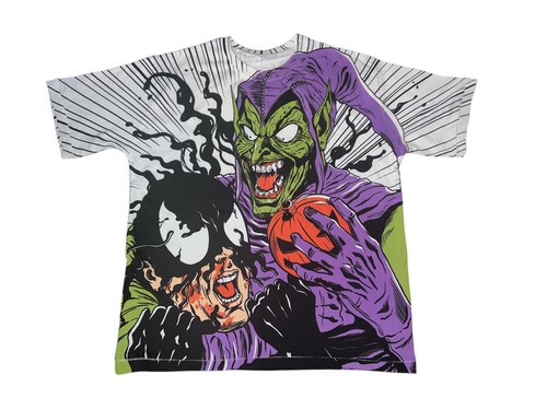 Chronic Images Green Goblin Venom Spider-Man AOP T-Shirt Comic All Over Print XL