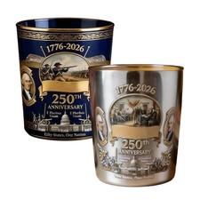 Whiskey Glasses America 1776-2026 250th Anniv...