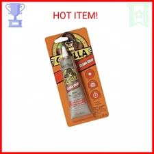 Gorilla Clear Grip Waterproof Contact Adhesive, 3 Ounce Tube, Clear, (Pack of 1)
