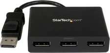 StarTech.com MSTDP123DP 3-Port Multi Monitor Adapter DisplayPort to HDMI MST Hub