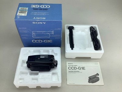 Vintage SONY CCD-G1E Video Camera 1988 BOXED OVP Video 8 Walkman