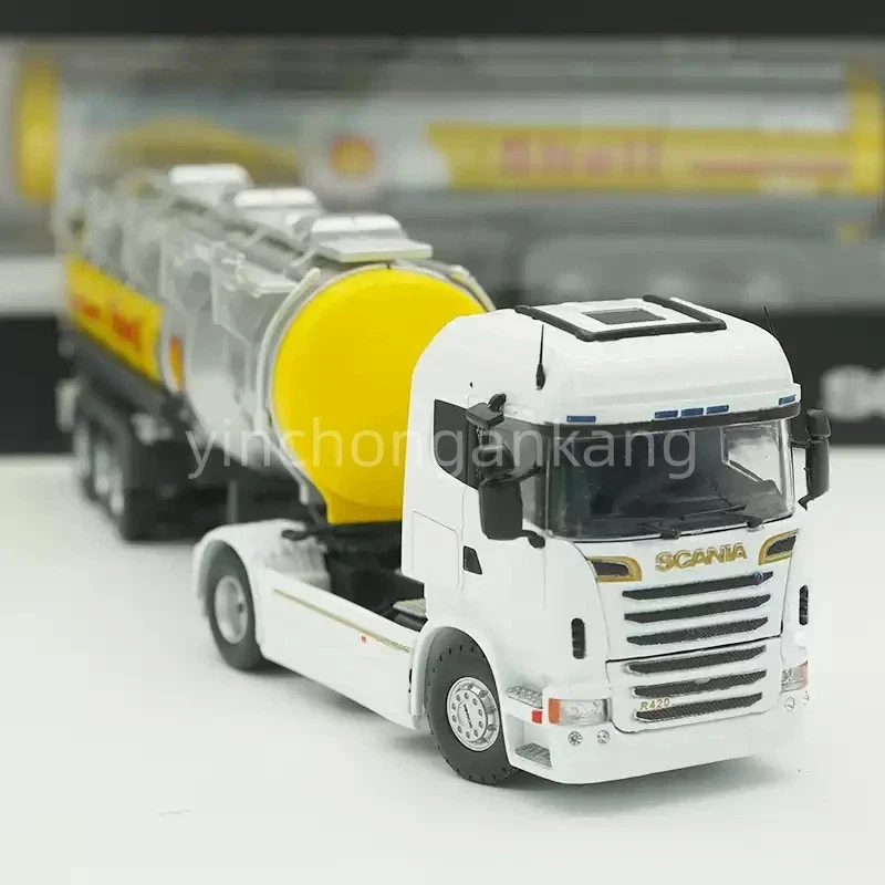 1:50 Scania R420 Shell Tanker Truck Diecast Model (Original Factory) - Image 4 of 4