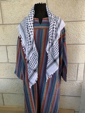 Men's Long Sleeve Muslim Clothing Saudi Jubba Arab Kaftan Thobe Kaftan Gown Robe