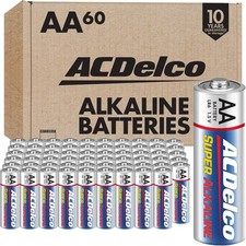 Long-Lasting ACDelco 60 Pack AA Batteries for Home & Office – Eco-Friendly Power 0.60 per gallon