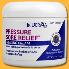 Pressure Sore Relief Healing Cream for Bed Sores Treatment, Ulcers 4 oz