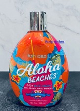 Tan Asz U ALOHA BEACHES 300X Blue Hawaii Bronzer Tanning Lotion - 13.5 oz