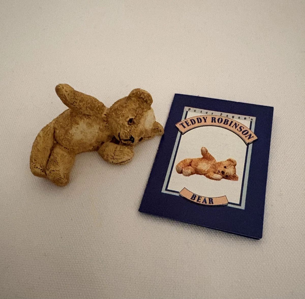 Ourson Miniature Peter Fagan – Figurine Résine Peinte à La Main, Ecosse, 3cm