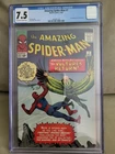 Amazing Spider-Man #7 CGC 7.5 OW-WP *very nice* 1963 2nd Vulture comic book